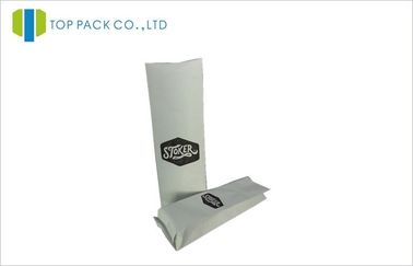 Мешки 250g белого кофе бумаги Kraft упаковывая с Gusset стороны значения дегазирования