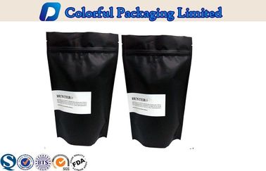 Высушенное печатание упаковки еды изготовленное на заказ стоит вверх мешок при прокатанный мешок застежки -молнии штейновый черный