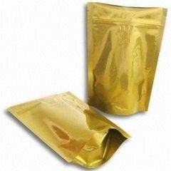 Золото стоит вверх лоснистый полный мешок фольги печатания упаковывая с застежкой -молнией