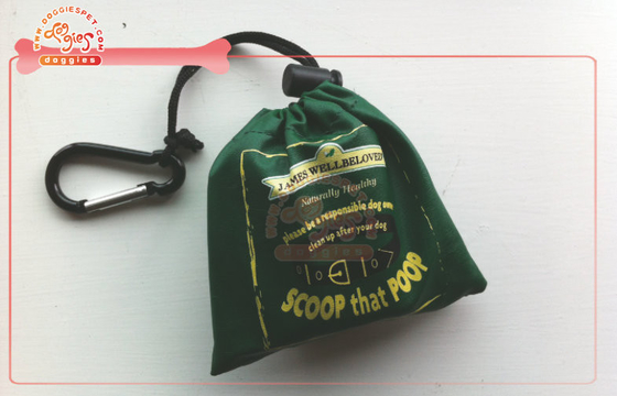 Шелковая ширма на несущей мешка Poop собаки ткани с Compostable и био мешком печатания