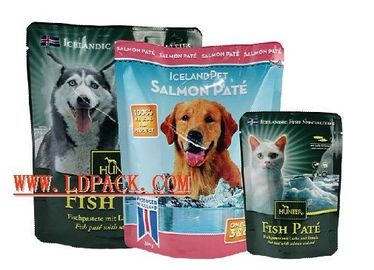 Мешки упаковки еды собаки ODM OEM стоят вверх мешки с застежкой -молнией