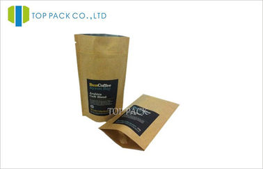 Мешки кофе бумаги кофейного зерна 150g Kraft sealable один клапан воздуха путя