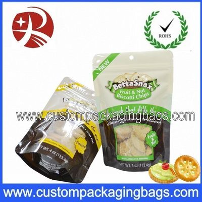 Круглая нижняя заедк Gusset пластичная стоит вверх мешки Ziplock мешков