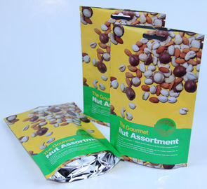 Resealable фольга стоит вверх пластичные Ziplock покрашенные мешки, полиэтиленовые пакеты замка застежка-молнии
