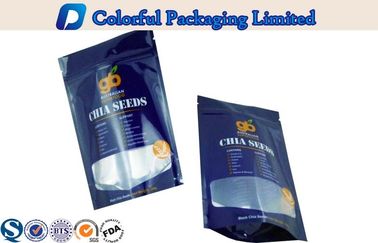 Алюминиевая фольга Linded Resealable стоит вверх качество еды мешка с верхней частью/окном застежки -молнии