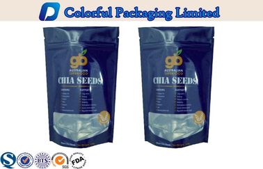 Алюминиевая фольга Linded Resealable стоит вверх качество еды мешка с верхней частью/окном застежки -молнии