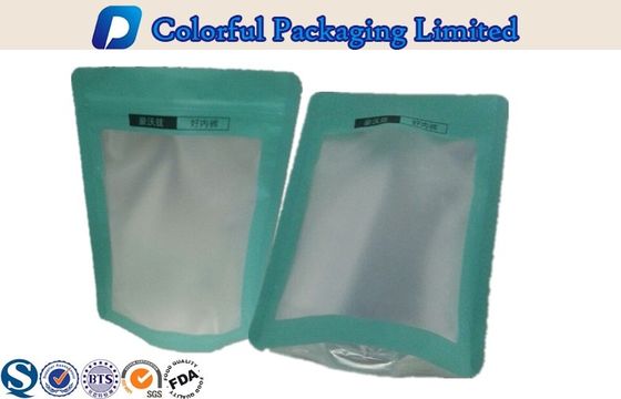 Прочным алюминиевая фольга прокатанная Ziplock стоит вверх мешок для носок, ткань