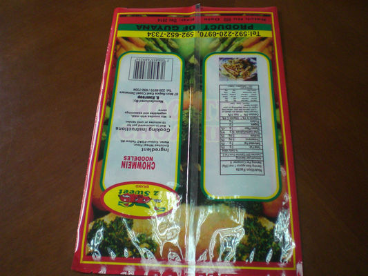 Лапши упаковывая, мешок Chowmein качества еды кладут таможню в мешки 340g
