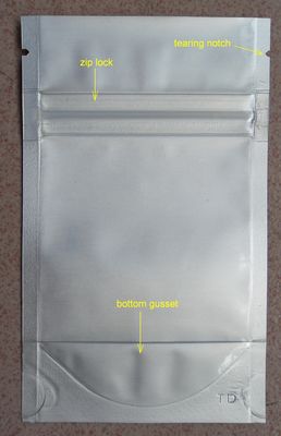 Мешки сухой фольги плодоовощ Ziplock стоят вверх мешки с прозрачным окном